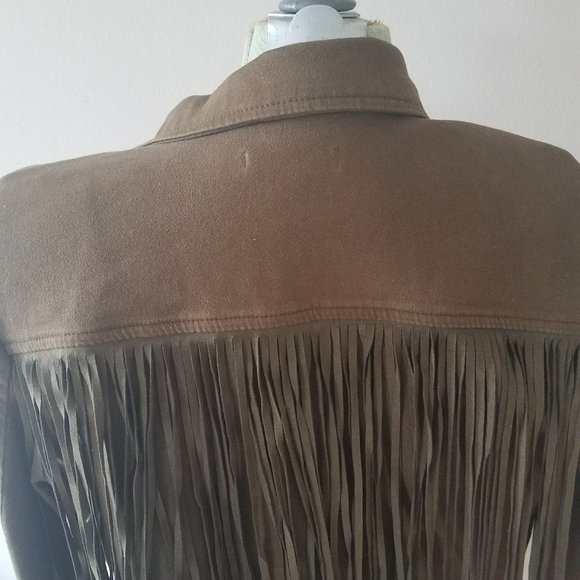 Stelen 'Toledo' Fringe Army Jacket/ Size Small - Picture 6 of 8